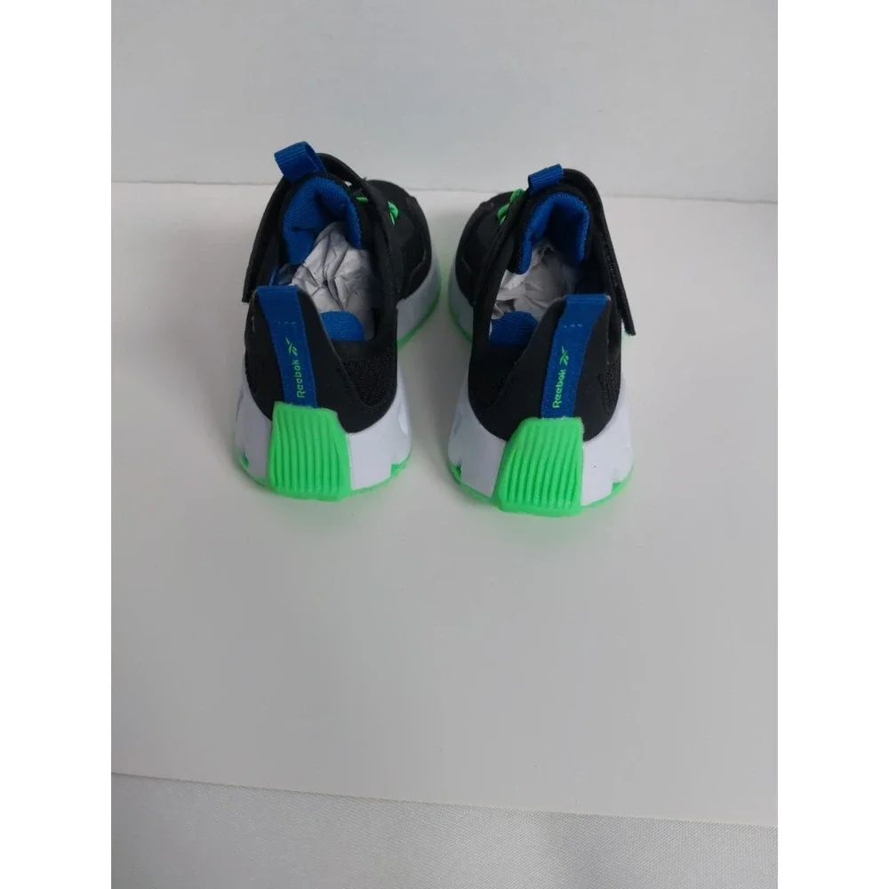Reebok Zigtech Zig Dynamica Athletic‎ Shoes Black Green - Toddler Boy's Size 7M
